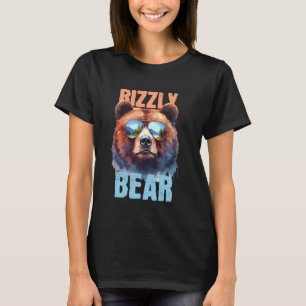 Camiseta Rizzly Oso Guay Grizzly Oso con gafas de sol F