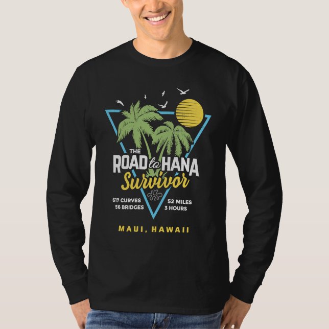 Camiseta RJC Road to Hana Survivor Maui Hawaii Trip Adventu (Anverso)