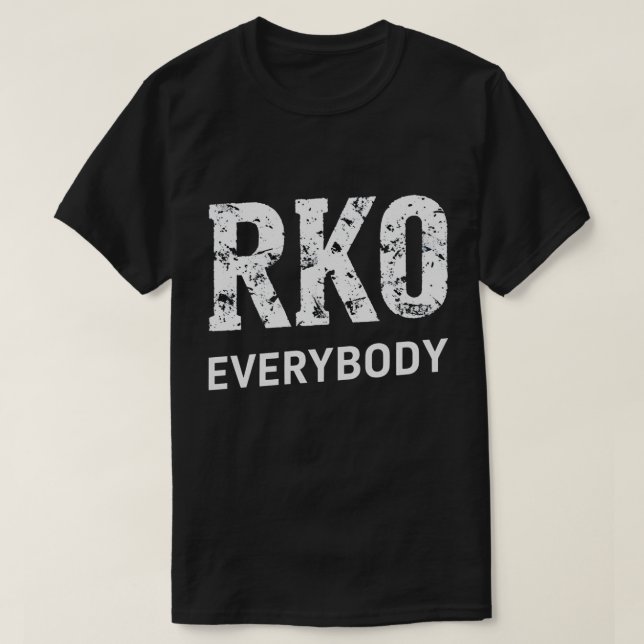 Camiseta RKO Everybody T-Shirt – Wrestling Fan Knockout Tee (Diseño del anverso)