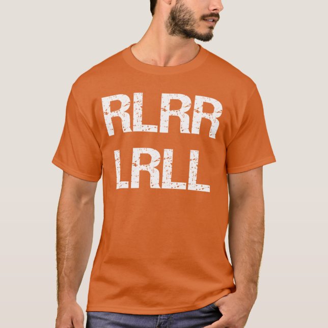Camiseta RLRR LRLL Funny Paradiddle Drummer Drumming Percus (Anverso)
