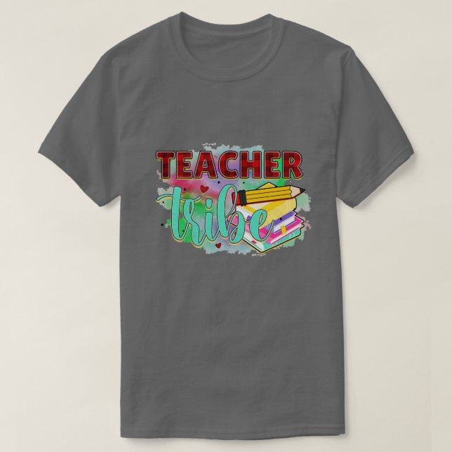 Camiseta Rms004714 tribu de profesores (Diseño del anverso)