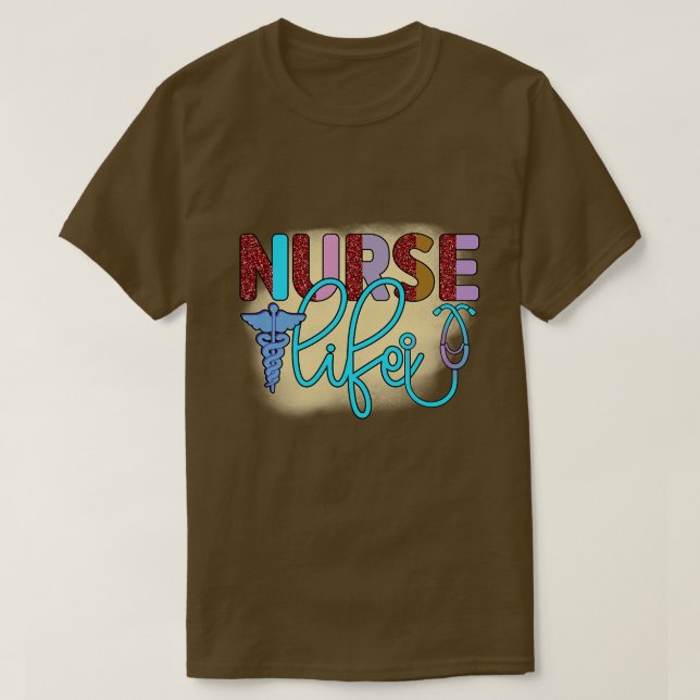 Camiseta Rms004913 NURSE LIFE (Diseño del anverso)