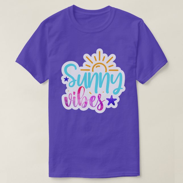 Camiseta Rms006112 Sonidos soleados (Diseño del anverso)
