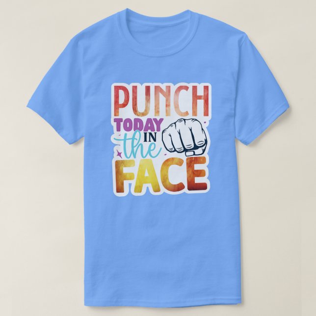 Camiseta Rms006211 punch hoy en la cara01 (Diseño del anverso)
