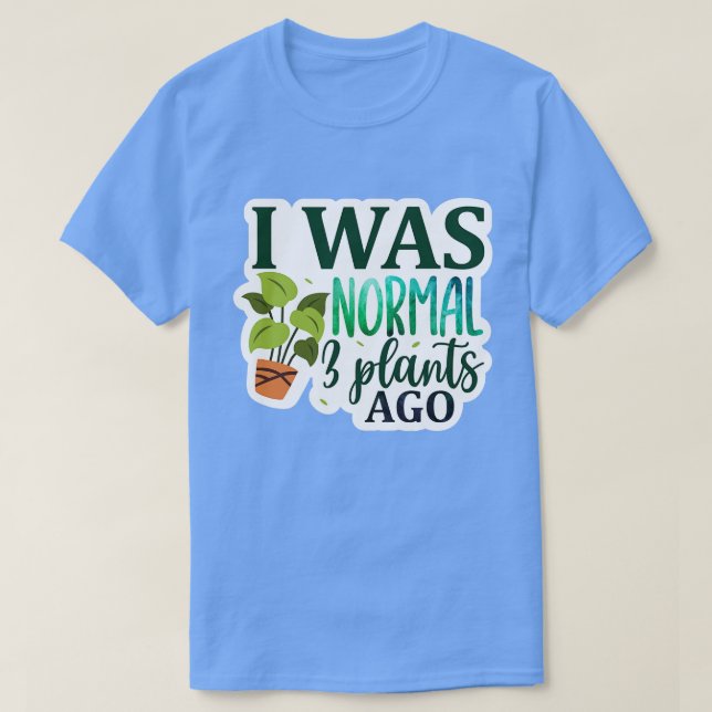 Camiseta Rms00672 Yo era normal 3 plantas hace01 (Diseño del anverso)