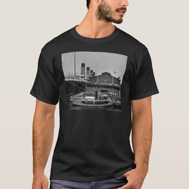 Camiseta RMS olímpico en la diapositiva de cristal 1911 del (Anverso)