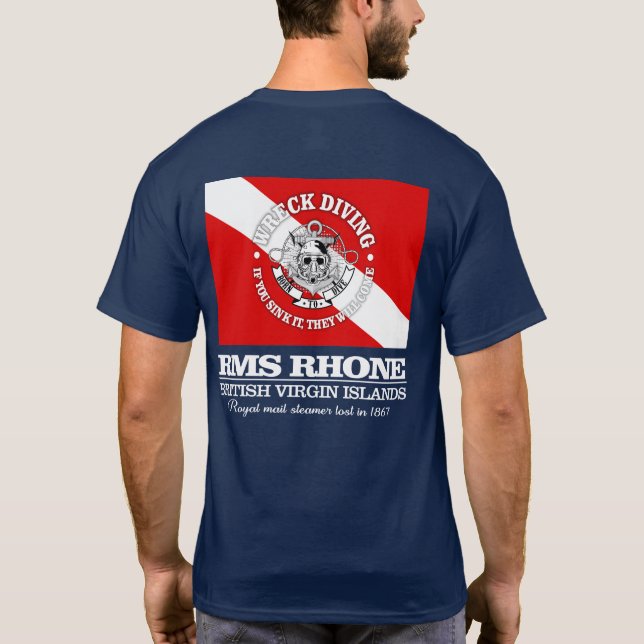 Camiseta RMS Rhone (mejores restos de naufragio) (Reverso)
