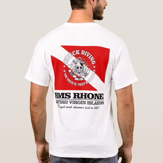 Camiseta RMS Rhone (mejores restos de naufragio) (Reverso)
