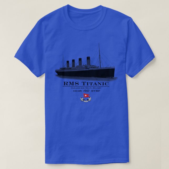 Camiseta RMS Titanic (Diseño del anverso)