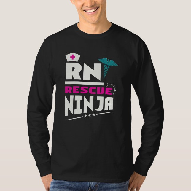 Camiseta RN Ninja Nurse For Nurses Nursing For Nurses (Anverso)