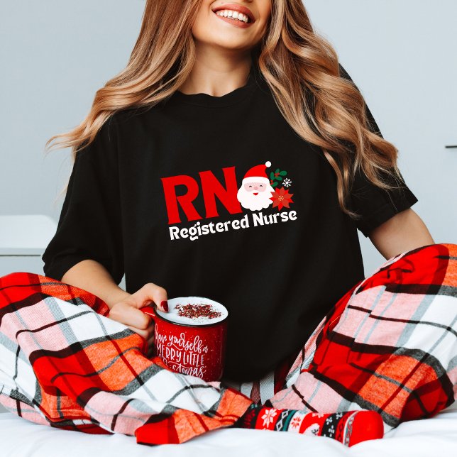 Camiseta RN Wonderland festivo: Navidades con un lindo Sant (Subido por el creador)