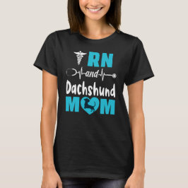Camiseta RN y Dachshund Mom