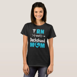 Camiseta RN y Dachshund Mom