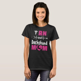 Camiseta RN y Dachshund Mom