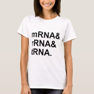 Camiseta RNArRNAm Tipos de ARN
