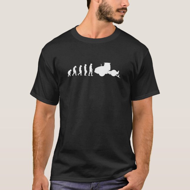 Camiseta Road Grader Grading Evolution Grader Operator  (Anverso)