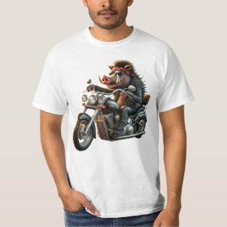 Camiseta Road Hog Biker T-Shirt | Rebel Motorcycle Hog Desi