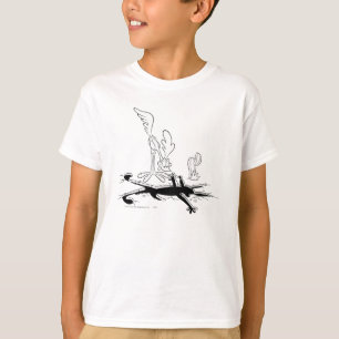 Camiseta ROAD RUNNER™ y WILE E. COYOTE™ Agujero con forma