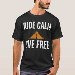 Camiseta Road Therapy Ride Calm Live Free