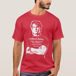 Camiseta Roadhouse Daltons Rules impresión blanca