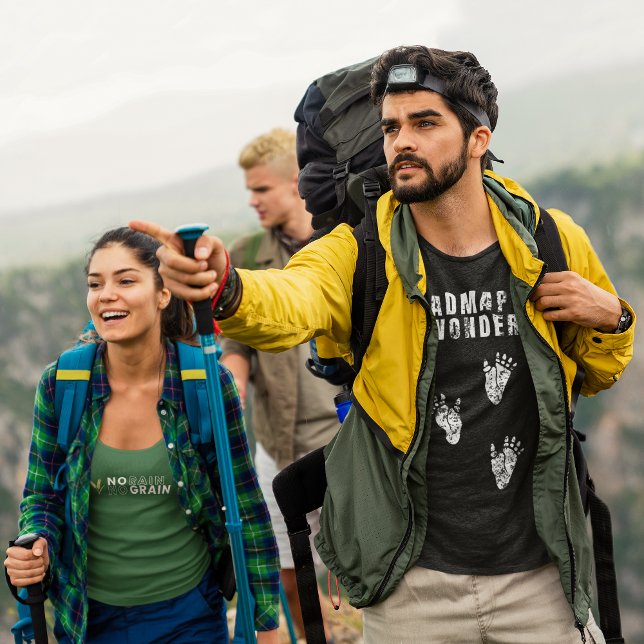 Camiseta Roadmap zum Staunen - Gorilla Fußspuren - Affen (Subido por el creador)