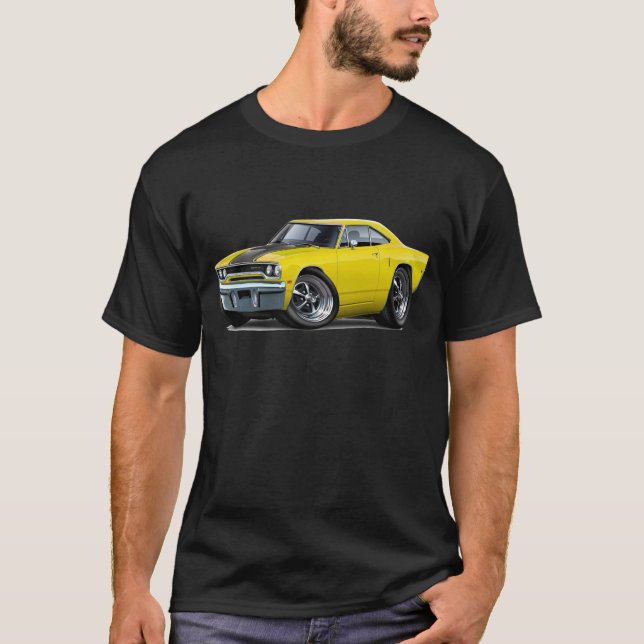 Camiseta Roadrunner 1970 Amarillo-Negro (Anverso)