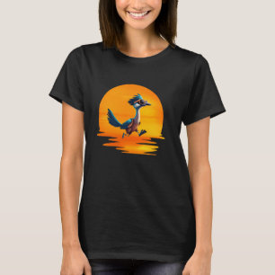 Camiseta Roadrunner Sunset Pájaro Rápido Corriendo Las Carr