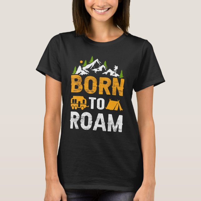 Camiseta Roam Present Happy Camper (Anverso)