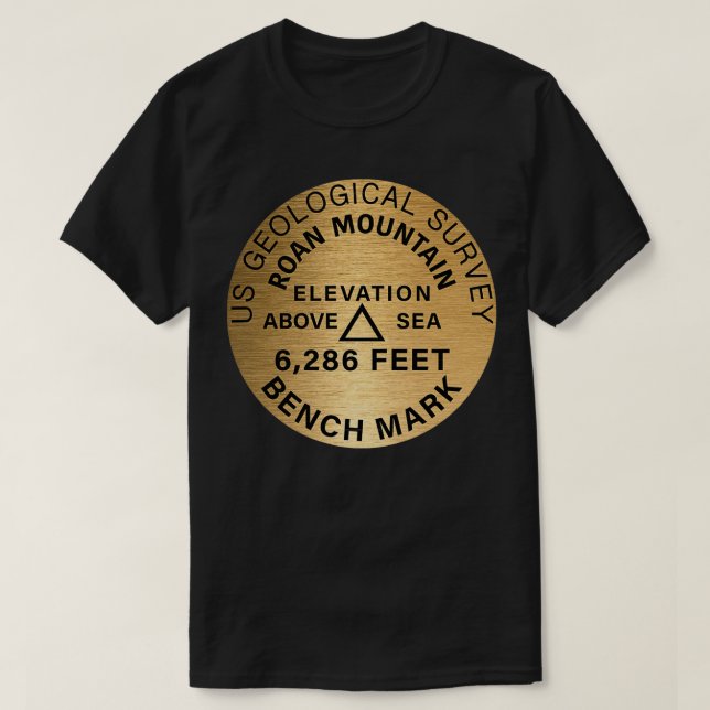 Camiseta Roan Mountain North Carolina Classic Thirt (Diseño del anverso)