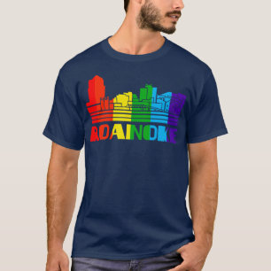 Camiseta Roanoke Orgullo Gay Gift LGBT Partidario de LGBTQ 
