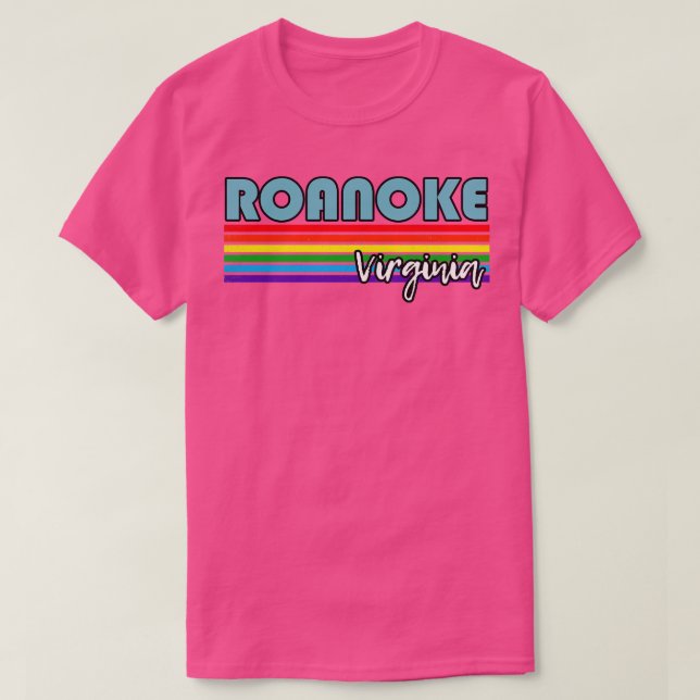 Camiseta Roanoke Virginia Orde Roanoke regalo LGBT LGBTQ Su (Diseño del anverso)