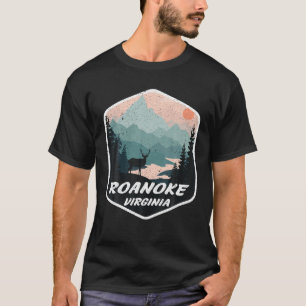 Camiseta Roanoke Virginia VA Mountains Hike Hiking Souvenir