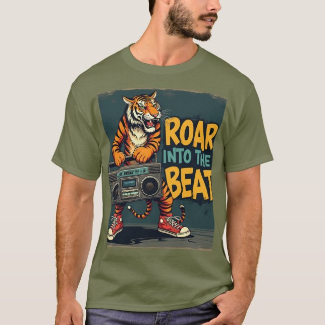Camiseta Roar a los Beats - Wild Music Inspired (Anverso)