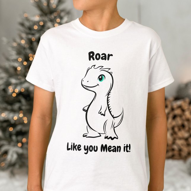 Camiseta Roar como tú significa Dinosaurio de It - Dino jug (Subido por el creador)