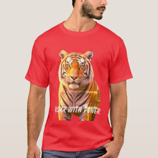 Camiseta "Roar con poder: Fierce Tiger Graphic Tee"