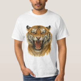 Camiseta Roar de lo salvaje: Fuerza en cada franja