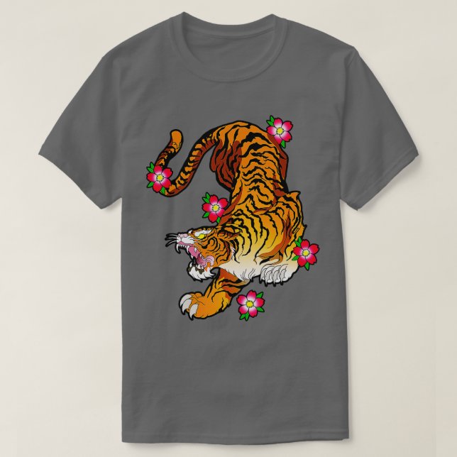 Camiseta Roar de tigres asiáticos (Diseño del anverso)