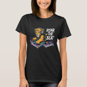 Camiseta Roar el ritmo - Auriculares de león Vibes musicale