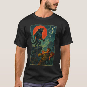 Camiseta Roar Luna Roja - Werewolf vs. aventureros