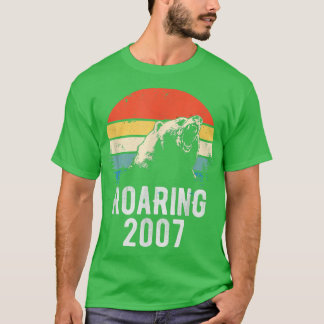 Camiseta Roaring 2007 Vintage Retro Sunset Bear Animal 15