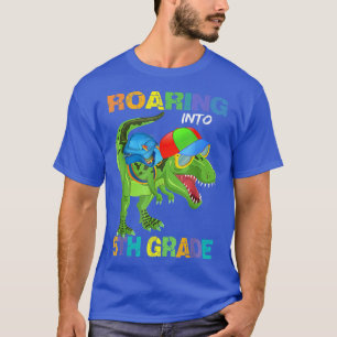 Camiseta Roaring 5th Grade Dinosaur T Rex Back To School Ki