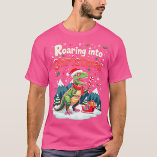 Camiseta Roaring En Navidades niños niños divertidos pagaré