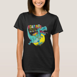 Camiseta Roaring en niños de kindergarten