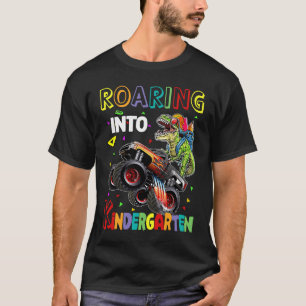 Camiseta Roaring Kindergarten Dinosaur Monstruo de nuevo