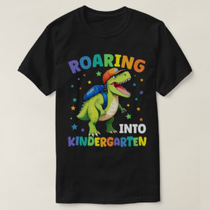 Camiseta Roaring Kindergarten Dinosaur Para Volver A La Esc