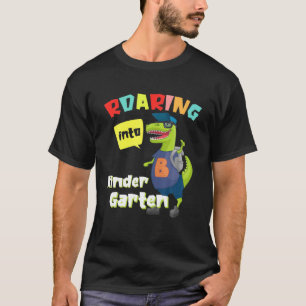 Camiseta Roaring Kindergarten Dinosaur Para Volver A La Esc