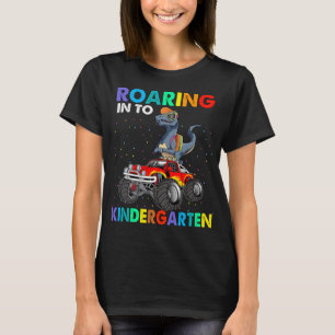 Camiseta Roaring Kindergarten Dinosaur para volver a la esc