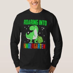 Camiseta Roaring Kindergarten Dinosaur para volver a la esc