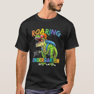 Camiseta Roaring Kindergarten Dinosaur Para Volver A La Esc