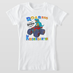 Camiseta Roaring Kindergarten Dinosaur Para Volver A La Esc
